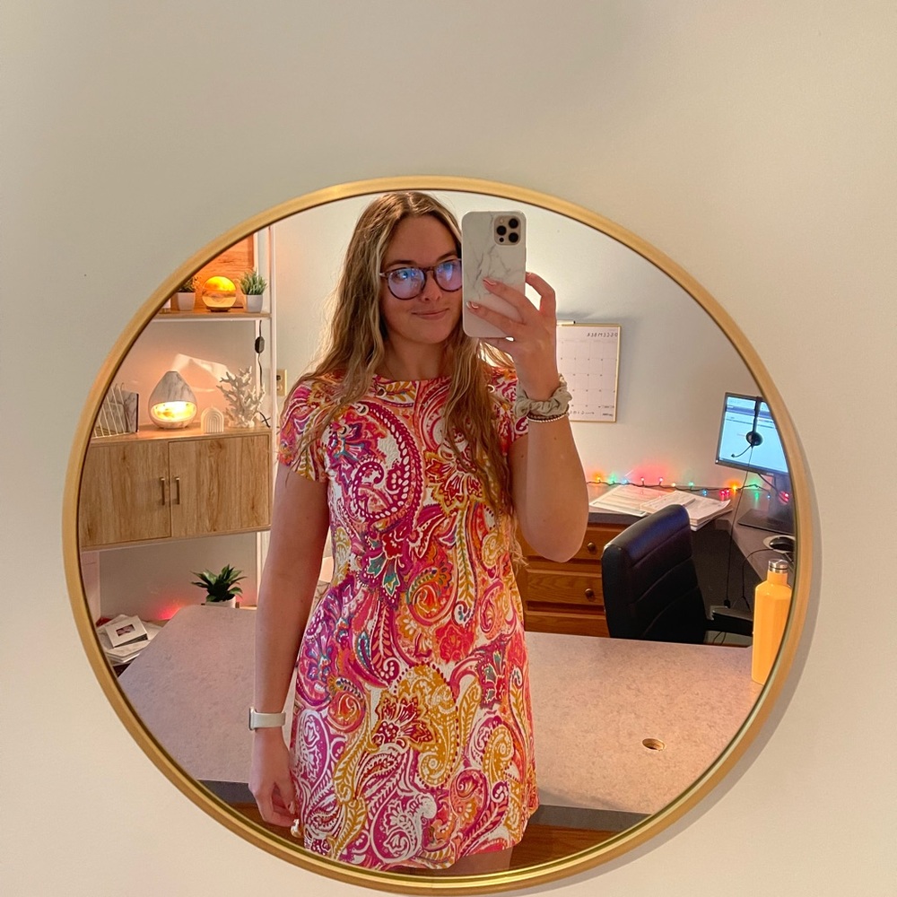 MSK Multicolor Paisley Dress